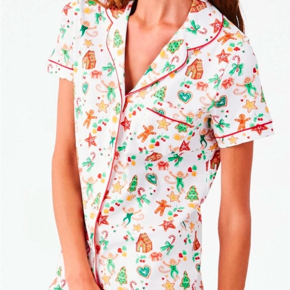 Roller Rabbit Gingerbread Party Polo Pajamas - Picture 4 of 4